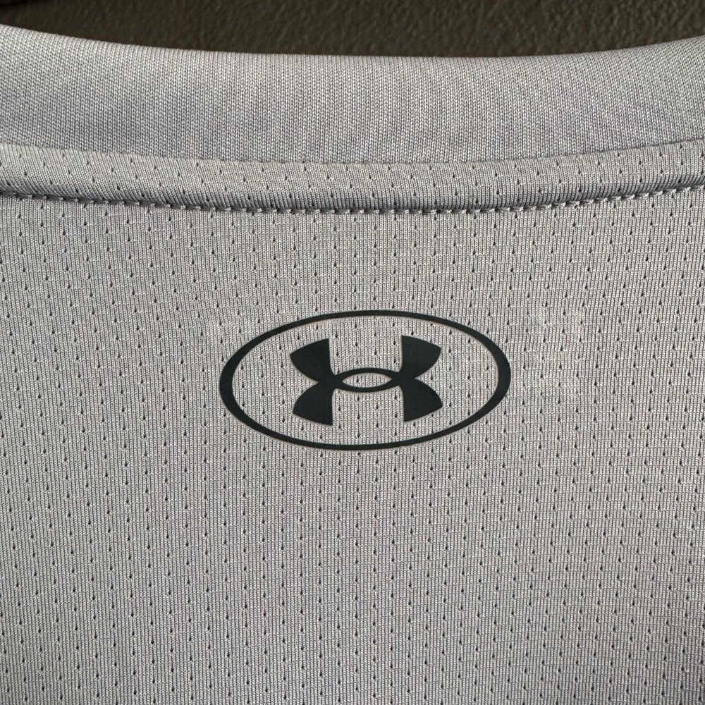 Under Armour Drift Tide Crewneck Loose Long Sleeve Tee Gray 2XL XXL - Picture 7 of 12